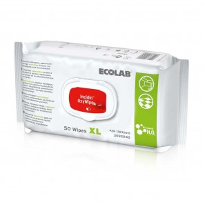 ECOLAB Oxywipe S Alkolsüz Dezenfektanlı Mendil ECOLAB Oxywipe S Alkolsüz Dezenfektanlı Mendil