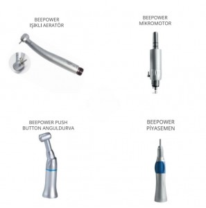 BEEPOWER Öğrenci Seti 2 - Işıklı Aeratör + Mikromotor + Push Button Angldruva + Piyasemen