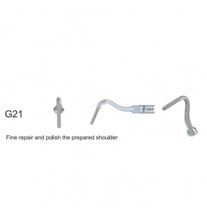 WOODPECKER Preperasyon İçin Özel Shoulder Kavitron Ucu G21 WOODPECKER Preperasyon İçin Özel Shoulder Kavitron Ucu G21