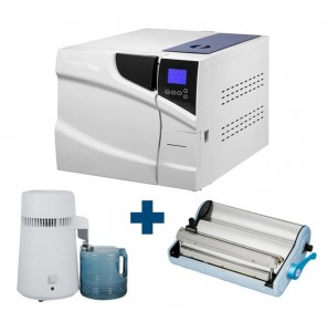 STRONG 23 Litre Otoklav Cihazı + Seal 80 Paketleme + Distile Su Cihazı